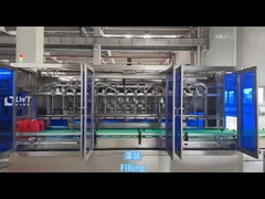 2600BPH 洗浄剤の充填生産ライン 液体充填機