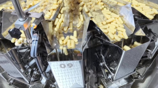 フライドポテトフィリング生産ライン