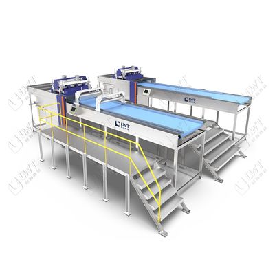 レトルト殺菌システム用自動バスケットローダー・アンローダー