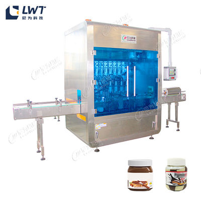完全に自動的なボトルチョコレート定量詰め機 4頭