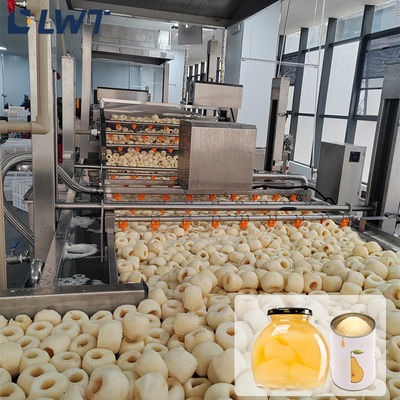 PLC缶詰の果物生産ライン 缶詰の梨加工ライン
