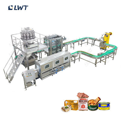220V / 380V 自動缶詰肉生産ライン 羊肉缶詰設備